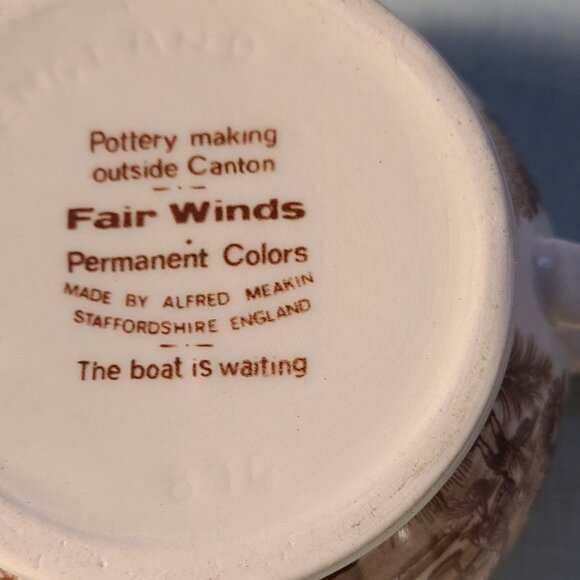 COPY - Sugar and creamer Staffordshire - Picture 4 of 7